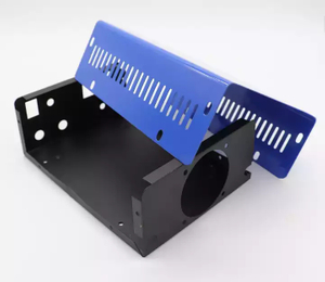 صندوق كهربائي للتحكم بالفولاذ باللون الأزرق والأسود المخصص